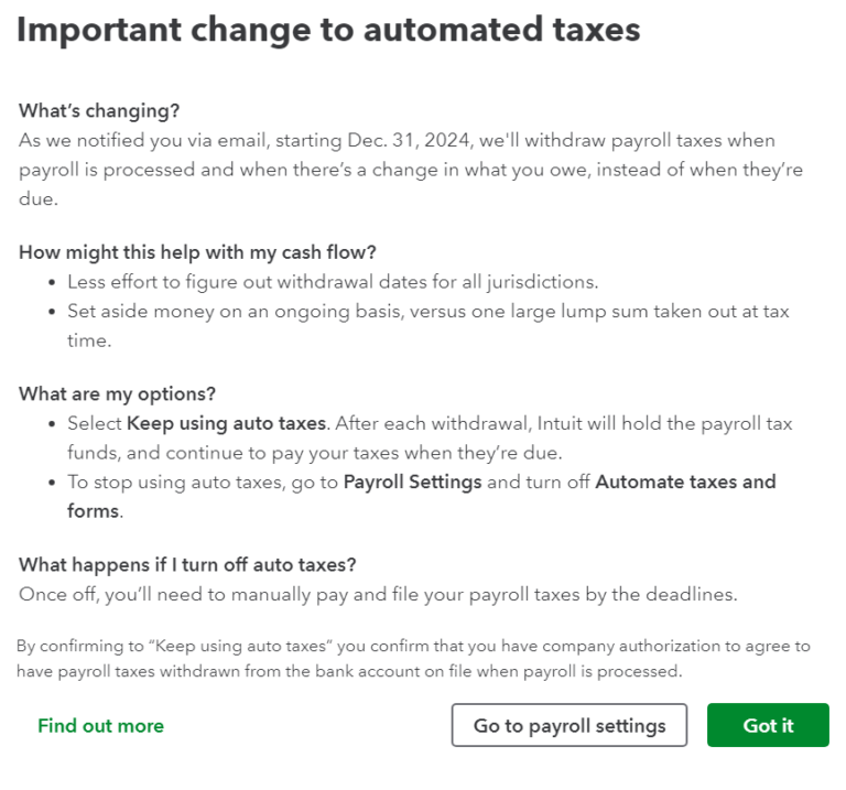 Intuit Announces Quickbooks Payroll Updates | MRPR